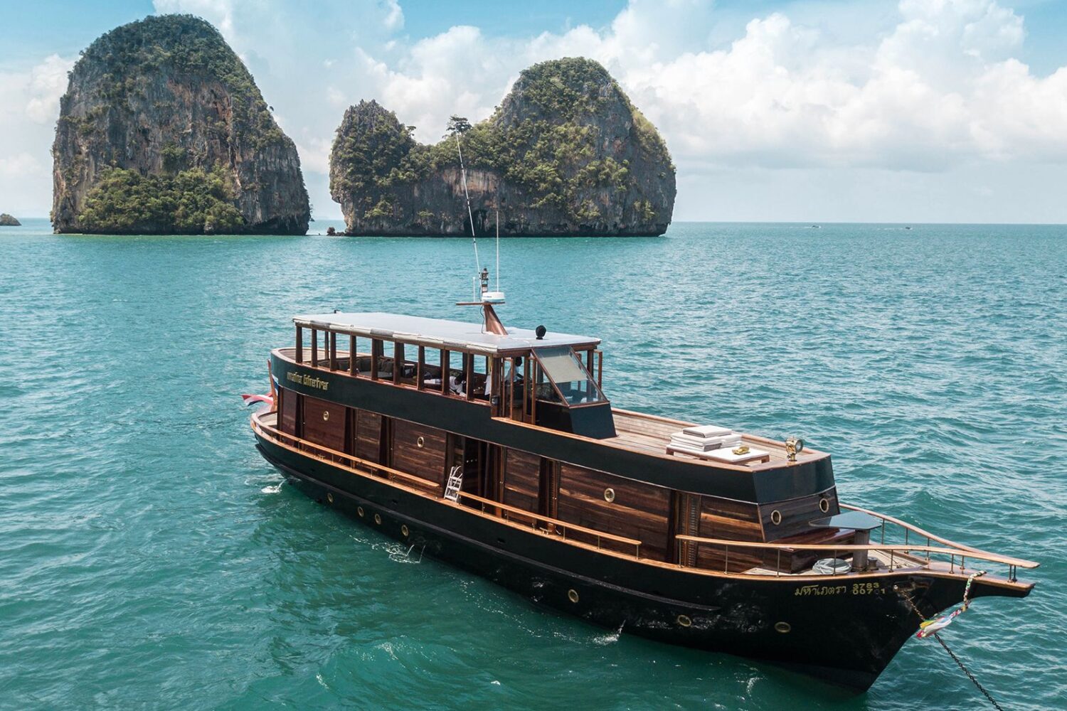 wooden Thai yacht