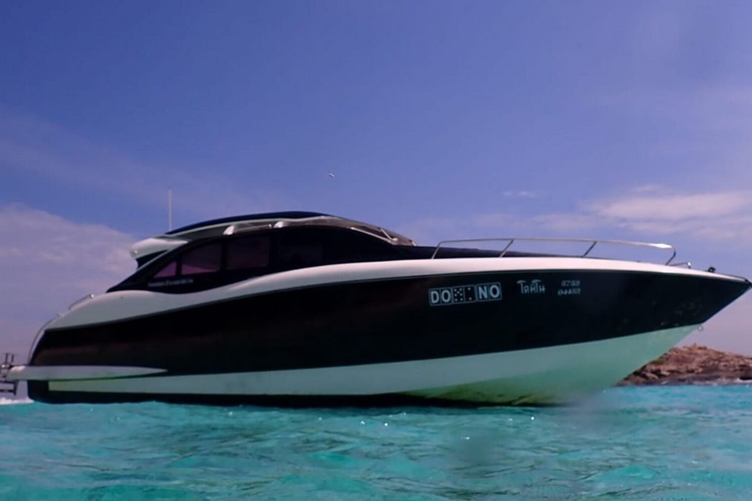 Domino Private Luxury Speed Boat rental-charter with Charter Dock A Phuket