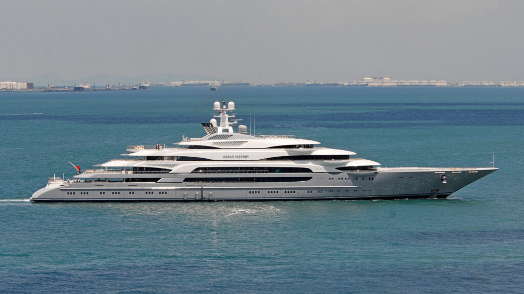 459-foot Ocean Victory - At least 5 superyachts belonging to Russian billionaires