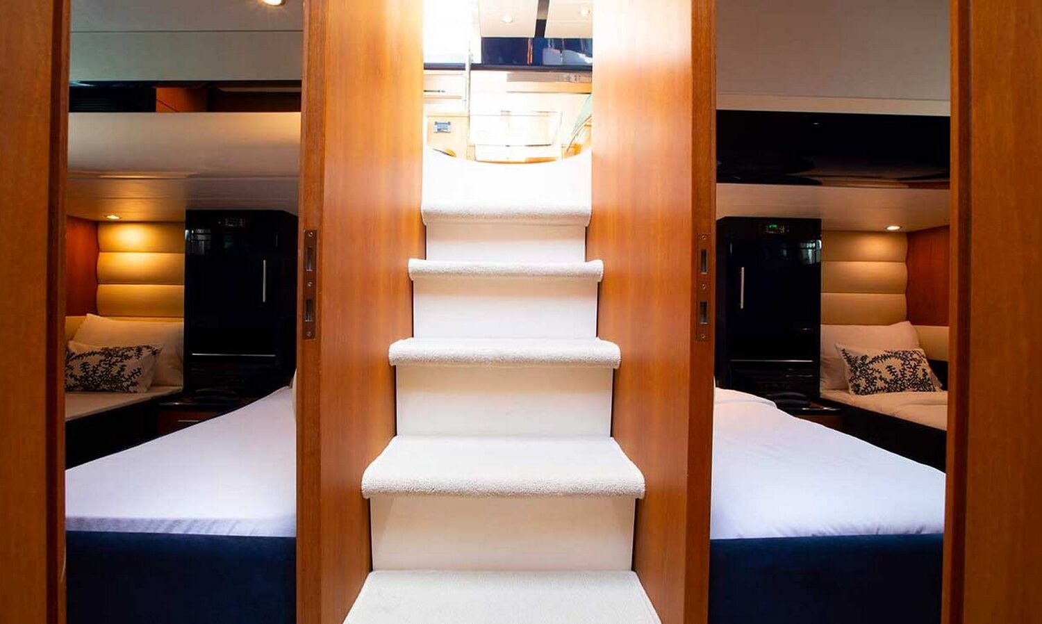 staircase on yacht