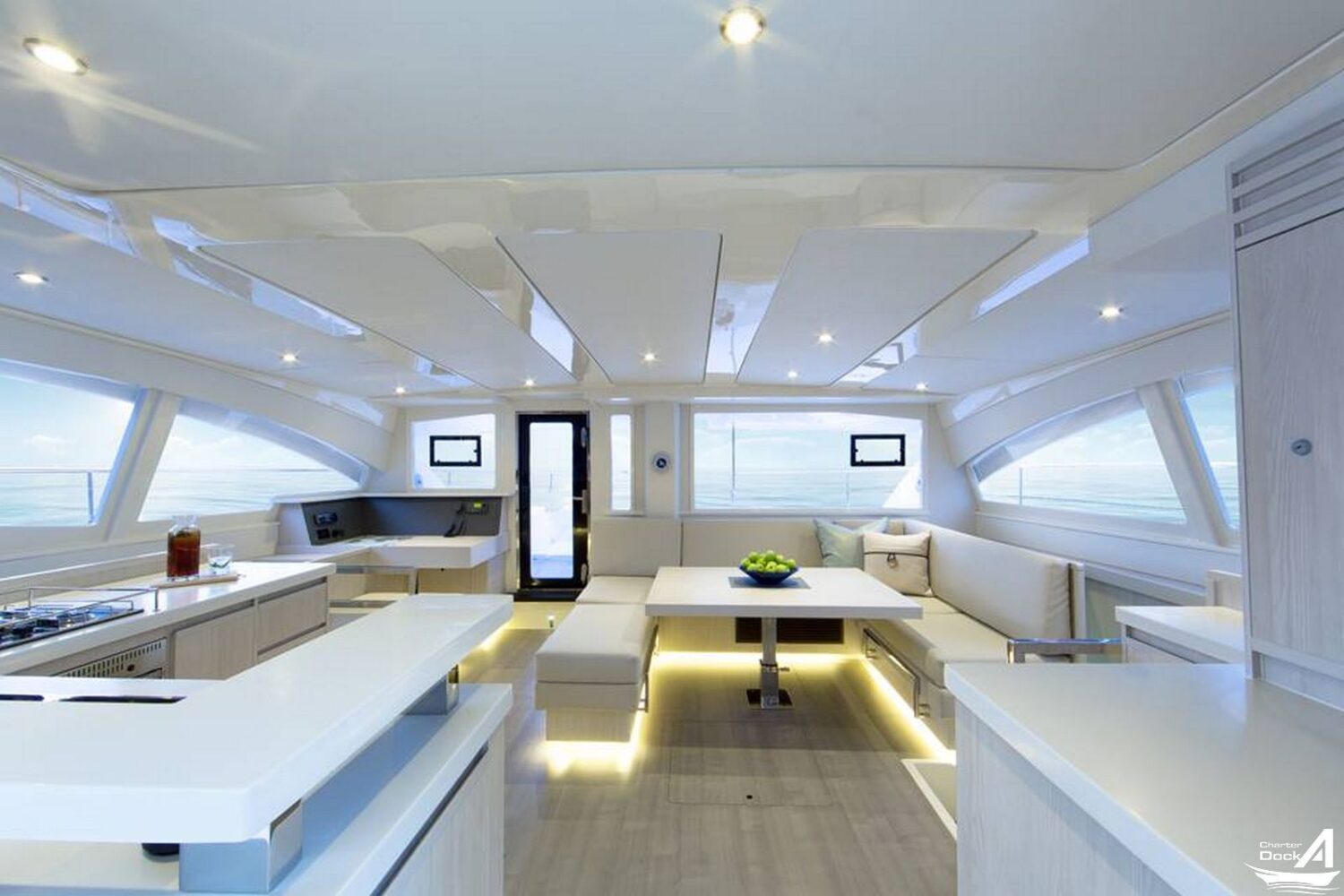 saloon on your private charter