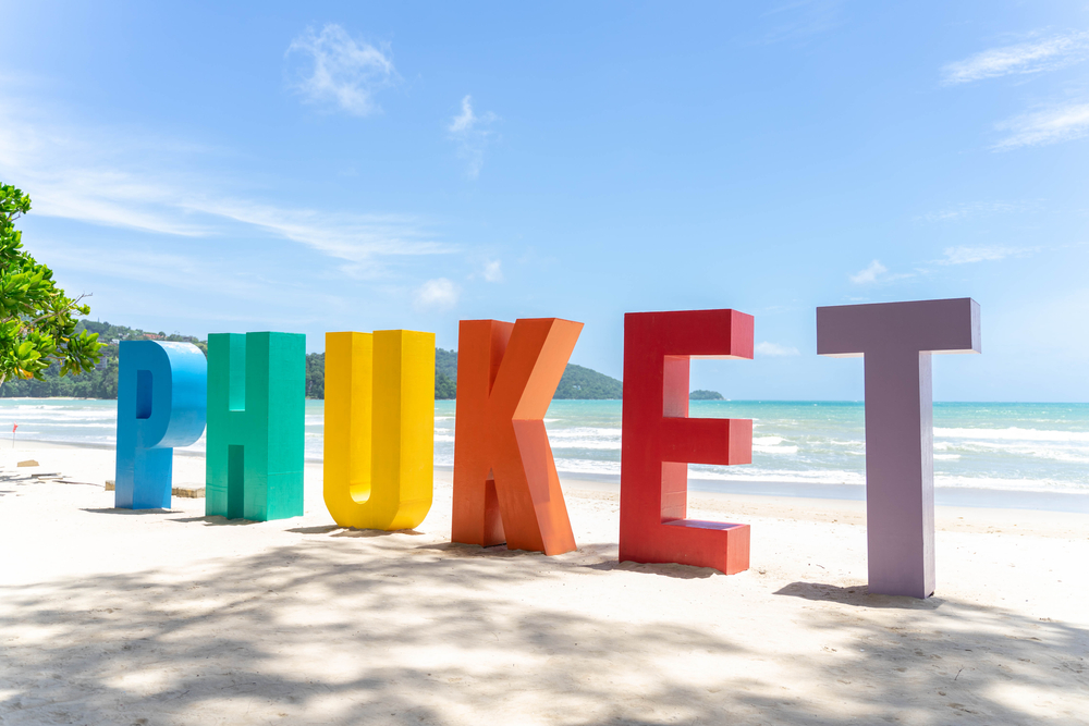 Phuket name sign